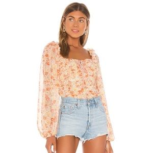 Free People Mabel Print Top